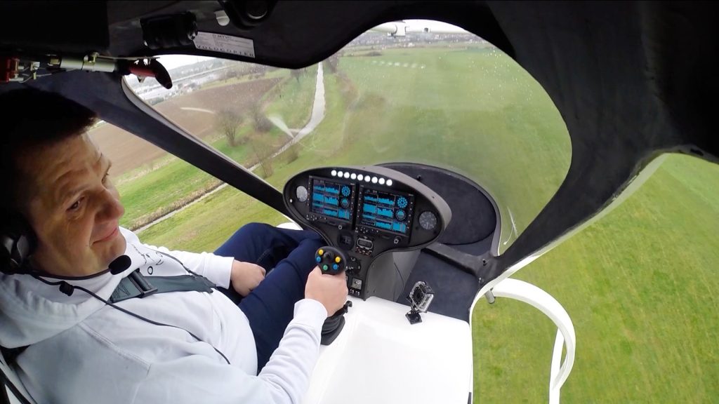 First Manned Flight with the Volocopter